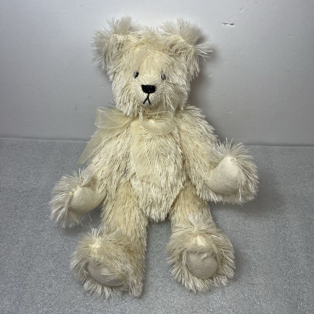 Vtg Karen Shuto Artist Teddy Bear Stringley 29/50 Mohair Fully Jointed 11” OOAK